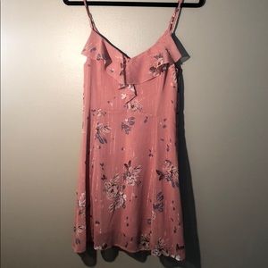 Gentle Fawn Pink Floral Mini Dress
